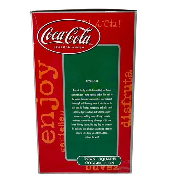 Coca Cola Town Square Collection Leaning Tower Pizza Parlor Restaurant Lighted - Picture 9 of 16